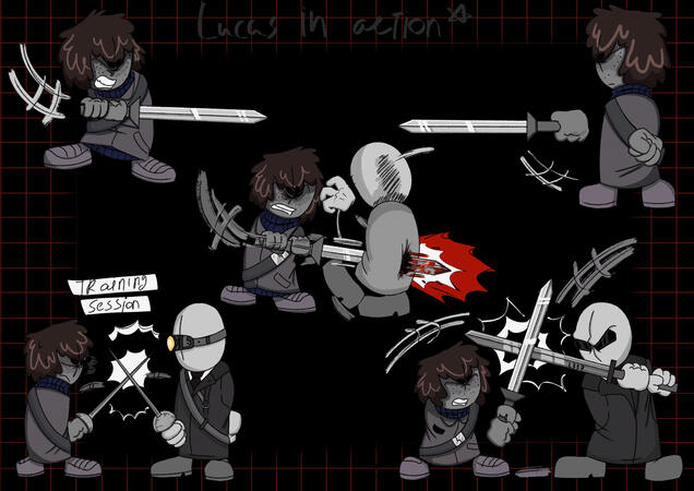 Lucus is my fan-made character of Madness Combat (Krinkels)