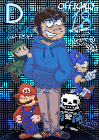 Something I made for my best friend's 18th birthday