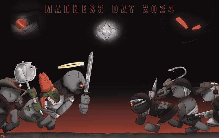 My first fan-made work for Madness day 2024 Madness day (22 september) is a day where people celebrate the creation of the flash series Madness Combat (by Krinkels)