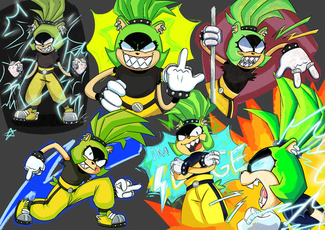 Surge the tenrec doodles Surge the tenrec doesn't belong to me, she is property of SEGA/IDW Sonic