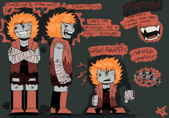 A reference of my original Madness Combat character Abeona Abeona is my fan-made character of Madness Combat (Krinkels)