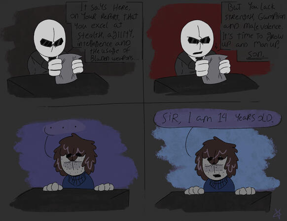 Lucus is my fan-made character of Madness Combat (Krinkels)